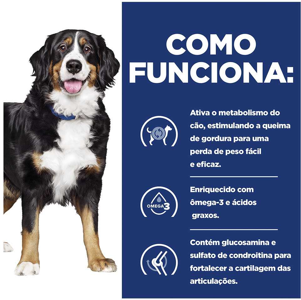 Ração Seca Hill's Prescription Diet Metabolic + Mobility para Cães - 3,85Kg
