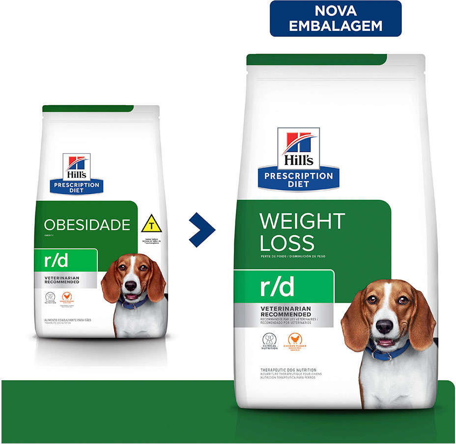Ração Hills Canine Prescription Diet R/D Perda de Peso - 8Kg