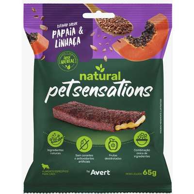 Bifinho Petitos Sensations para Cães Adultos Sabor Linhaça e Mamão