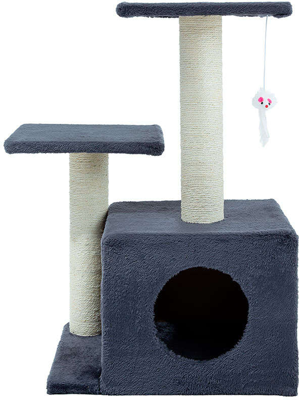 Brinquedo Arranhador Torre Dupla com Toca - Tam. Único