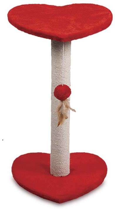 Brinquedo Arranhador com Base Coração - Tam. Único