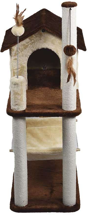 Brinquedo Arranhador Casinha com Rede - Tam. Único
