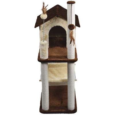 Brinquedo Arranhador Casinha com Rede