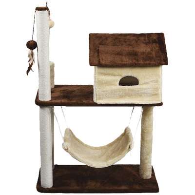 Brinquedo Arranhador Casinha com Rede