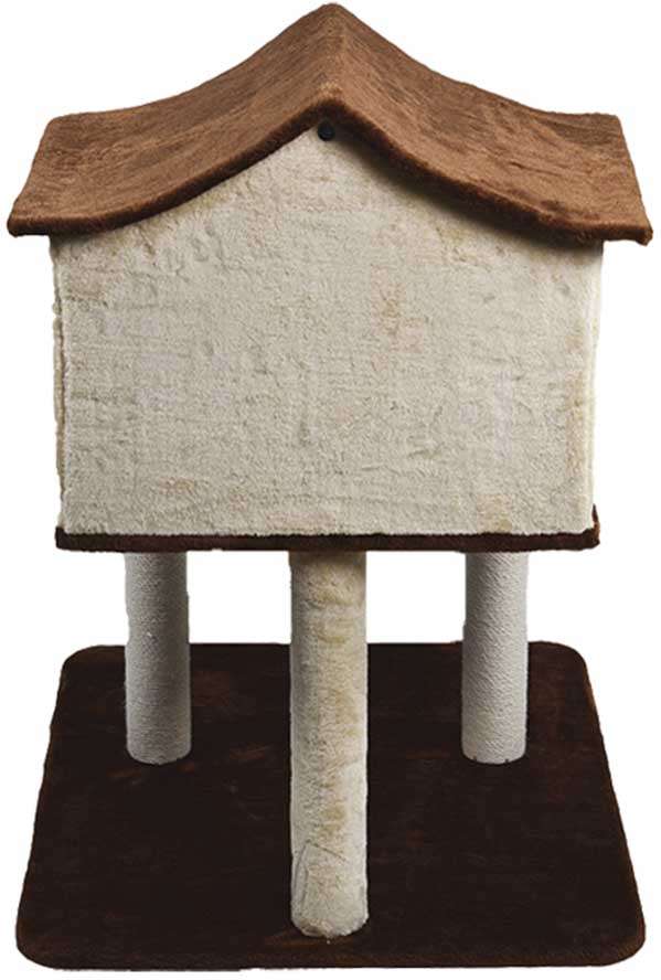 Brinquedo Arranhador Casinha com Base - Tam. Único