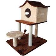 Brinquedo Arranhador Casinha com Base - Tam. Único