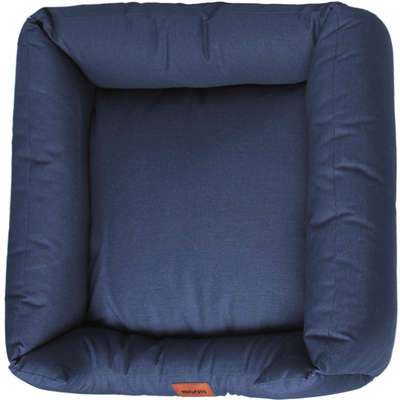 Cama Meau Quadrada Conforto Impermeável Azul Marinho