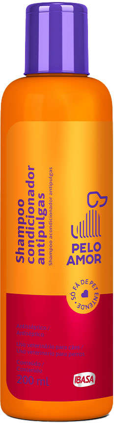 Shampoo e Condicionador Anti Pulgas Ibasa - 200 ml
