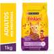 Ração Seca Nestlé Purina Friskies Megamix para Gatos Adultos