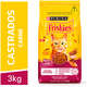 Ração Seca Nestlé Purina Friskies Mix de Carnes para Gatos Castrados
