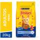 Ração Seca Nestlé Purina Friskies Mar de Sabores para Gatos Adultos