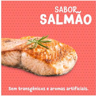 Snack Quatree para Gatos Adultos Sabor Salmão Bola de Pelo