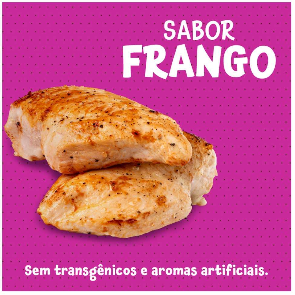 Snack Quatree para Gatos Adultos Sabor Frango Bola de Pelo - 60g