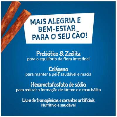 Petisco Quatree Snacks Carne e Batata Doce para Cães