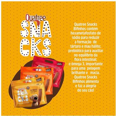 Petisco Quatree para Cães Sabor Frango