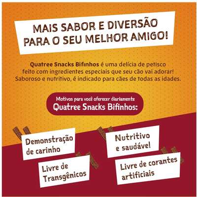 Petisco Quatree para Cães Sabor Frango