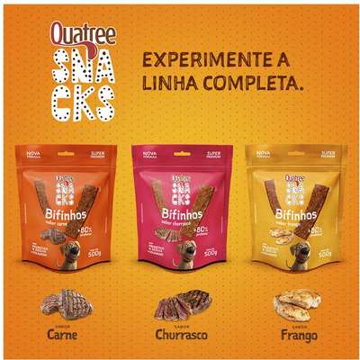 Petisco Quatree para Cães Sabor Frango