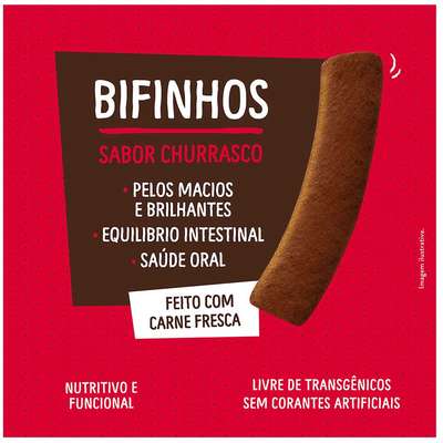 Petisco Quatree para Cães Sabor Churrasco