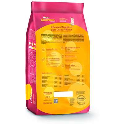 Ração Seca Quatree Gourmet Carne e Leite Gatos Filhotes
