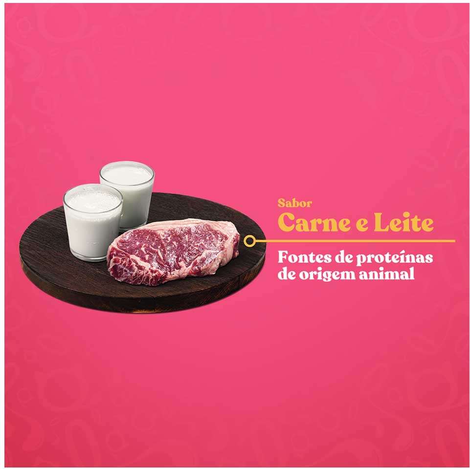 Ração Seca Quatree Gourmet Carne e Leite Gatos Filhotes - 10,1Kg