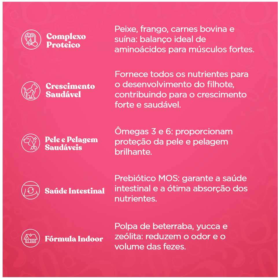 Ração Seca Quatree Gourmet Carne e Leite Gatos Filhotes - 10,1Kg
