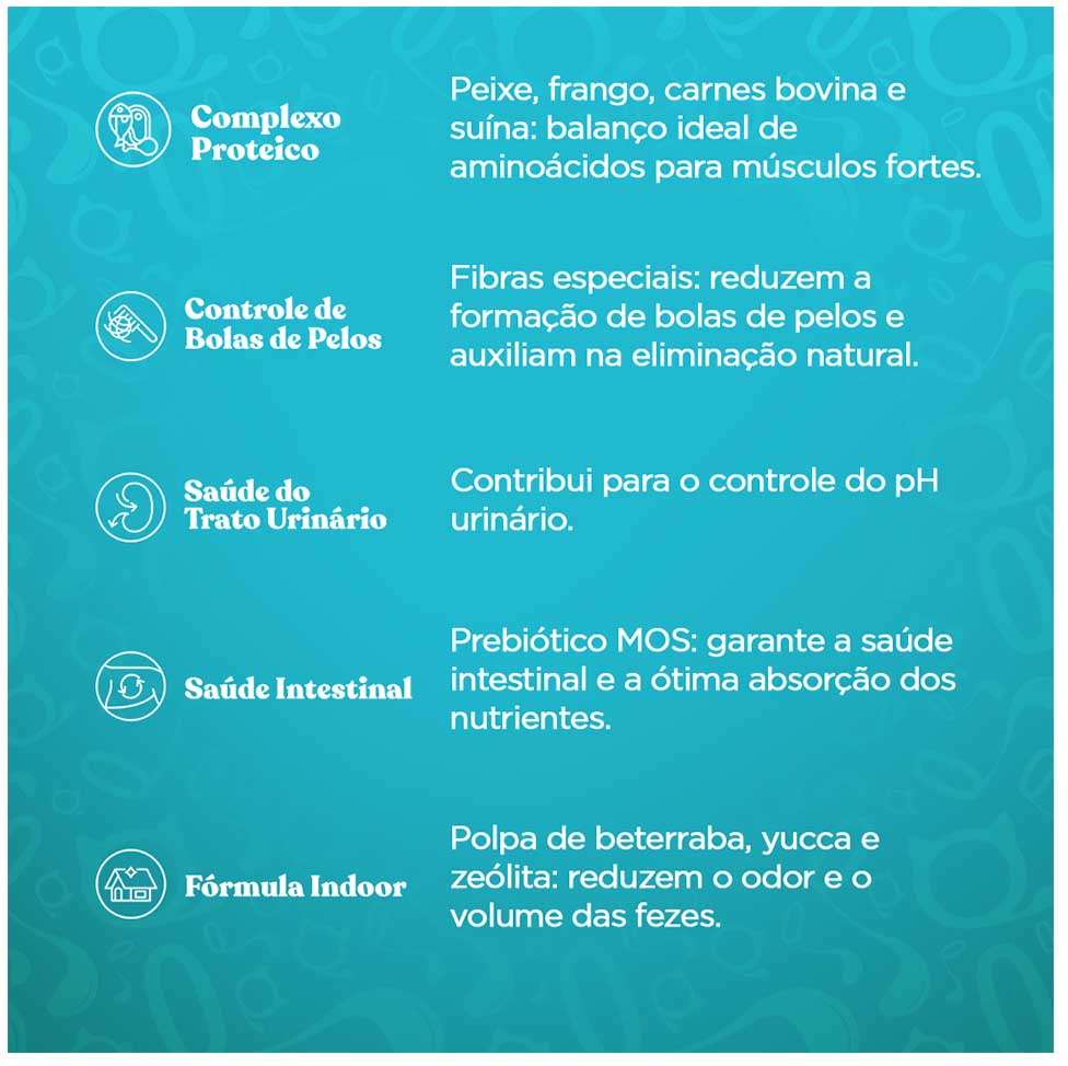 Ração Seca Quatree Gourmet Peixe Gatos Adultos - 10,1Kg