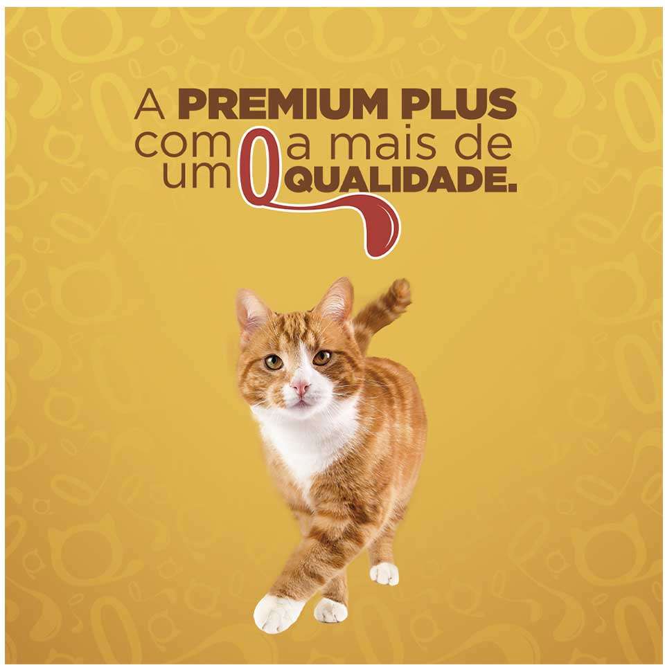 Ração Seca Quatree Gourmet Carne Gatos Adultos - 10,1Kg