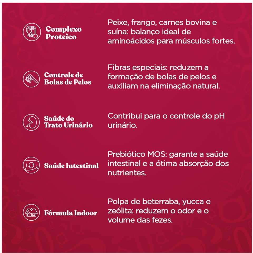 Ração Seca Quatree Gourmet Carne Gatos Adultos - 10,1Kg
