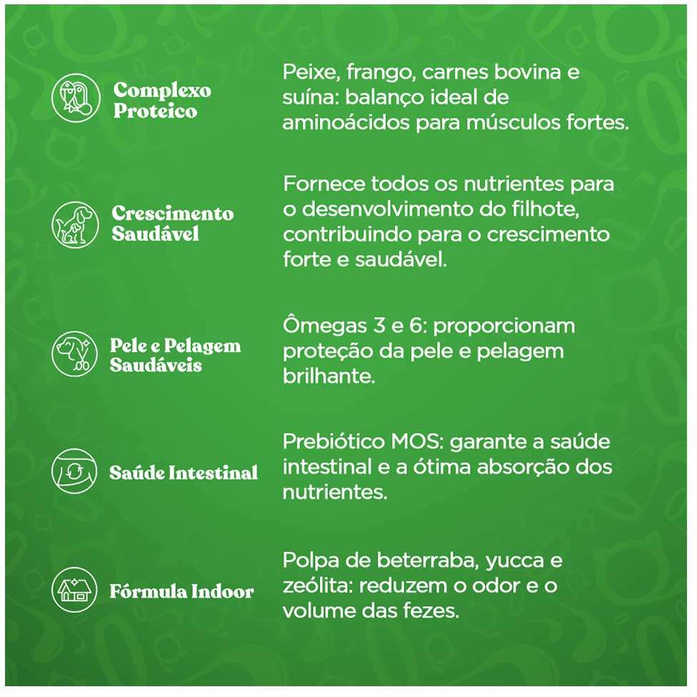 Ração Seca Quatree Gourmet Cães Filhotes - 10,1Kg