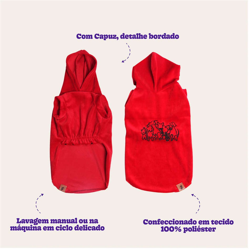Moletom Pickorruchos Degradê Bordô - Tam. 05