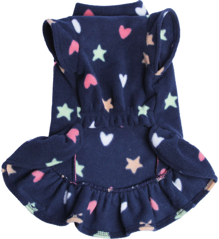 Vestido Pickorruchos Soft Marinho - Tam. 03
