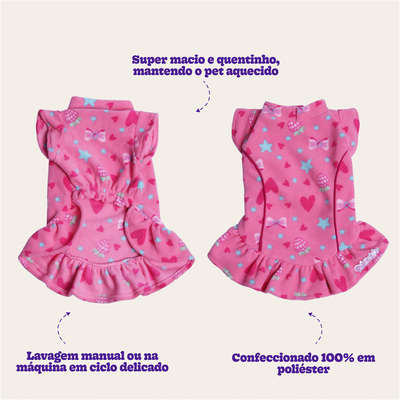 Vestido Pickorruchos Soft Pink
