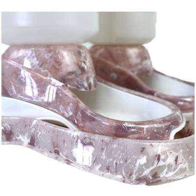 Kit Comedouro e Bebedouro Automático Truqys Pet Com Galão Rosé para Cães e Gatos