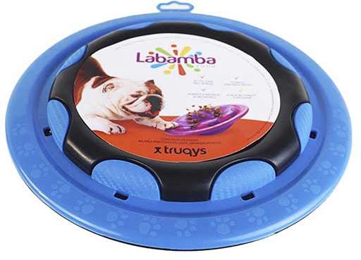 Comedouro Interativo Truqys Pet Labamba Food Eco Azul para Cães - Tam. Único