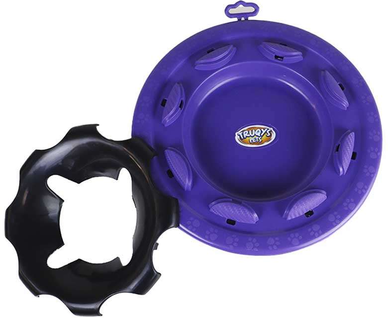 Comedouro Interativo Truqys Pet Labamba Food Eco Lilás para Cães - Tam. Único