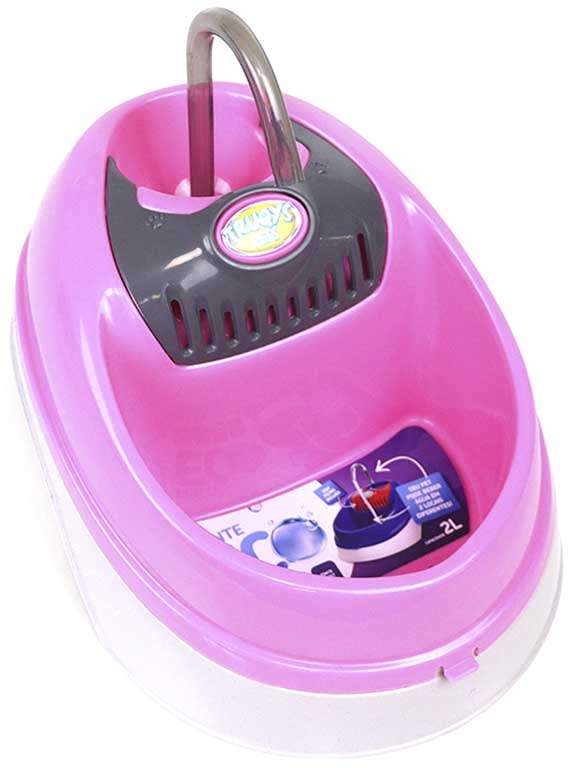 Fonte Elétrica Truqys Eco Rosa para Gatos - Bivolt