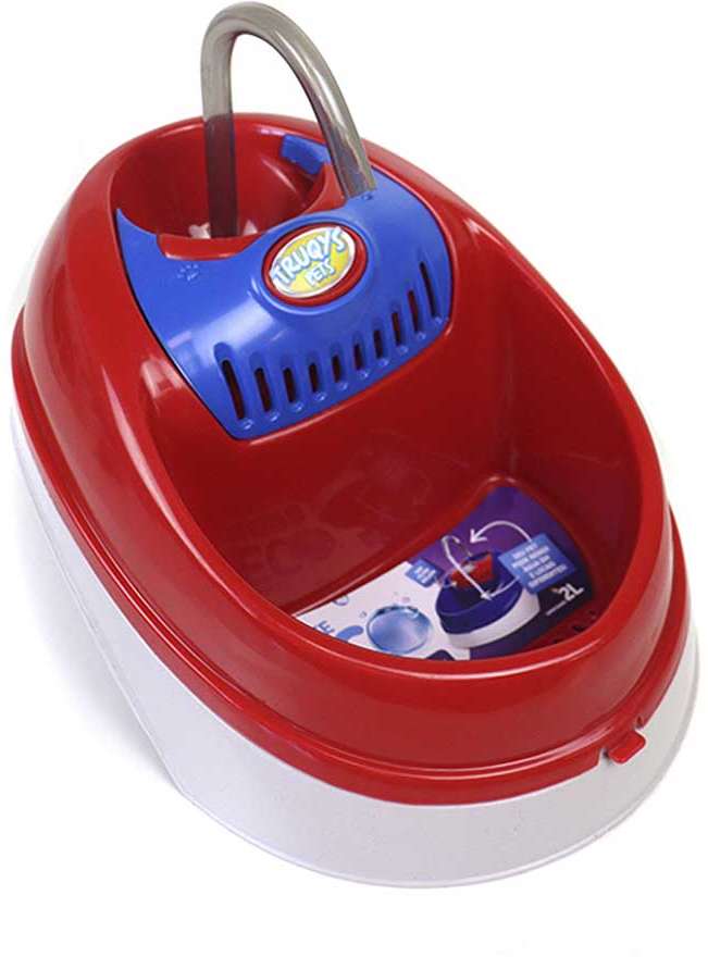 Fonte Elétrica Truqys Eco Vermelho para Gatos - Bivolt
