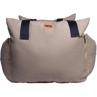 Bolsa de Transporte Pacco Puppy Canguu Ecotec Bege Impermeável