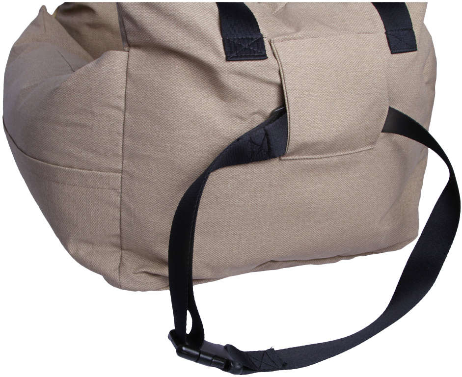 Bolsa de Transporte Pacco Puppy Canguu Ecotec Bege Impermeável - Tam. M