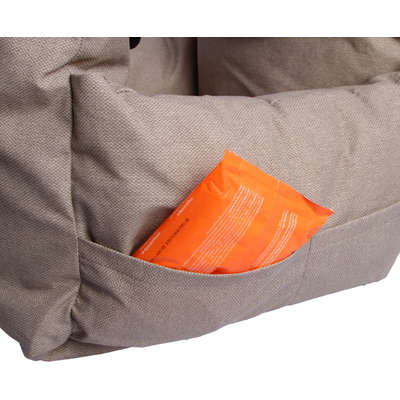 Bolsa de Transporte Pacco Puppy Canguu Ecotec Bege Impermeável