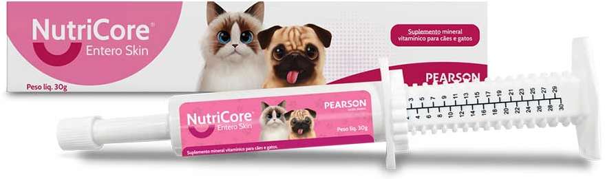 Suplemento Vitamínico Nutricore Entero Skin para Cães e Gatos - 14 g