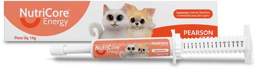 Suplemento Vitamínico Nutricore Energy para Cães e Gatos - 14 g