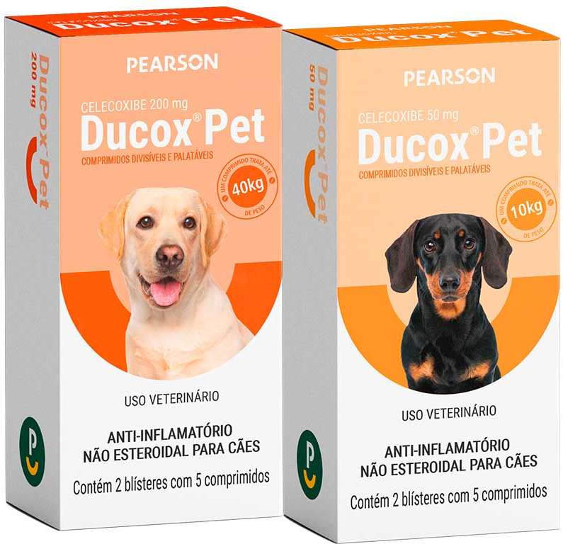 Anti-inflamatório Pearson Ducox Pet 50 mg para Cães - 10 Comprimidos