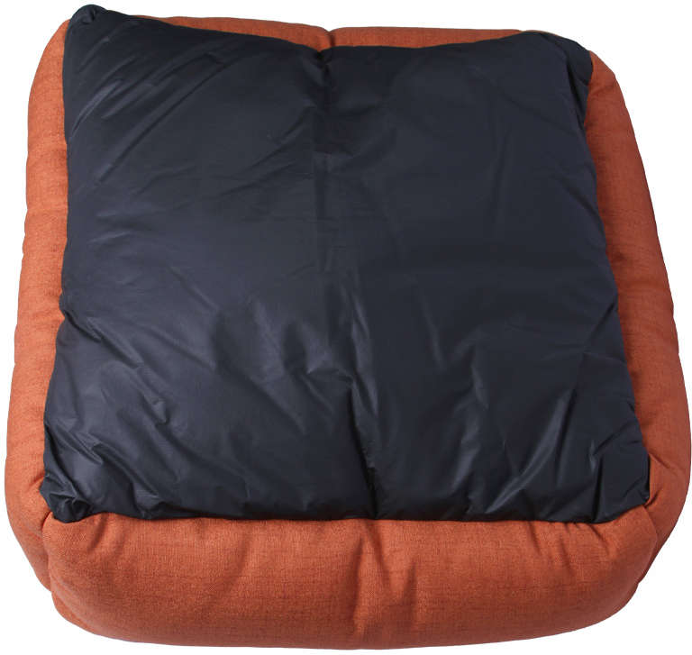 Cama Meau Quadrada Conforto Terracota - Tam. M