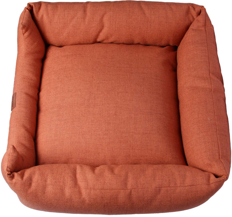 Cama Meau Quadrada Conforto Terracota - Tam. M