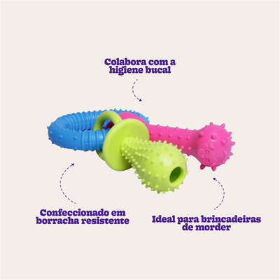 Mordedor Chaveiro Kroco para Cães
