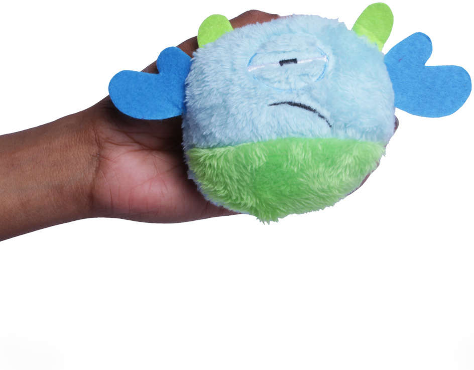 Brinquedo Pelúcia Kroco Monstrinho Azul para Cães - Tam. Único