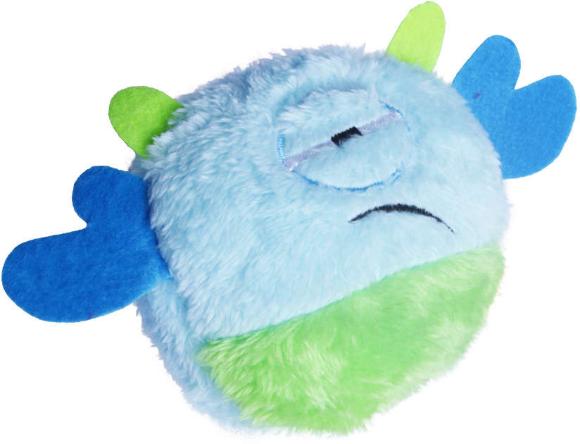 Brinquedo Pelúcia Kroco Monstrinho Azul para Cães - Tam. Único