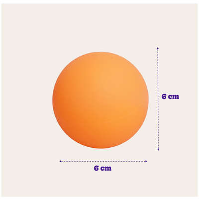 Bolinha Cores Kroco Laranja para Cães