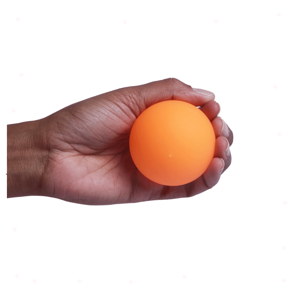Bolinha Cores Neon Kroco Laranja para Cães - Tam. Único
